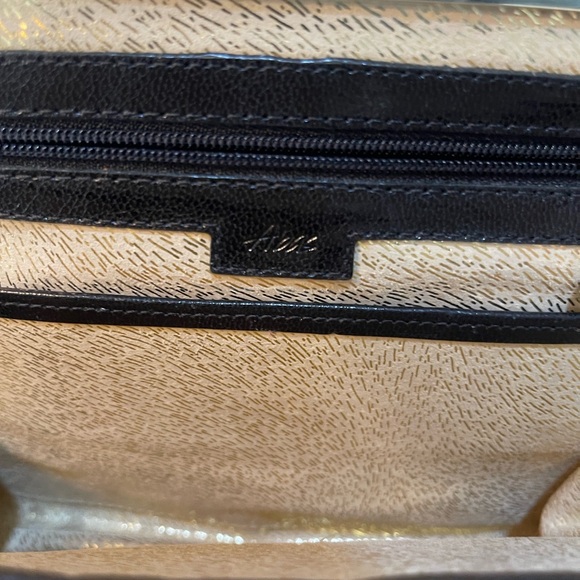 ABAS Elegant Black Crocodile-Embossed Clutch with products - Picture 4 of 14